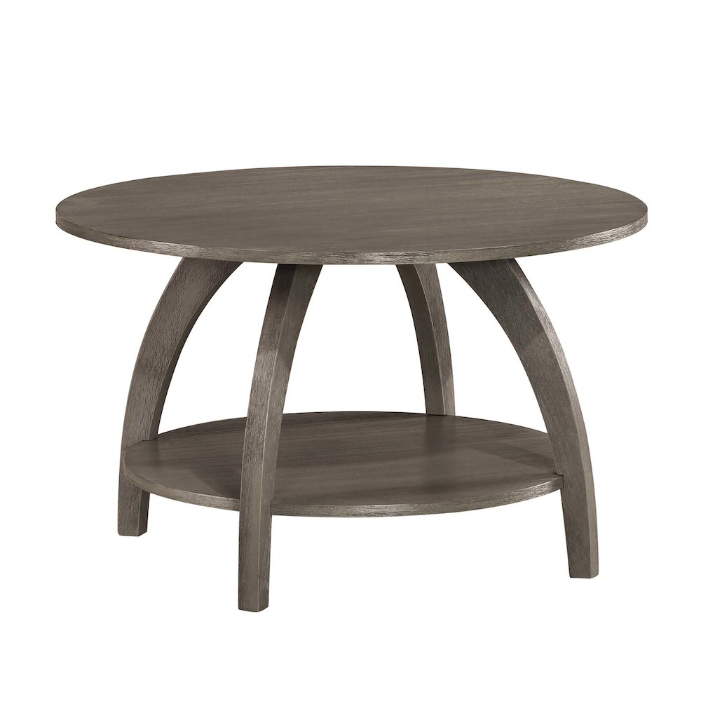 Aldrin Coffee Table with Shelf. Picture 1