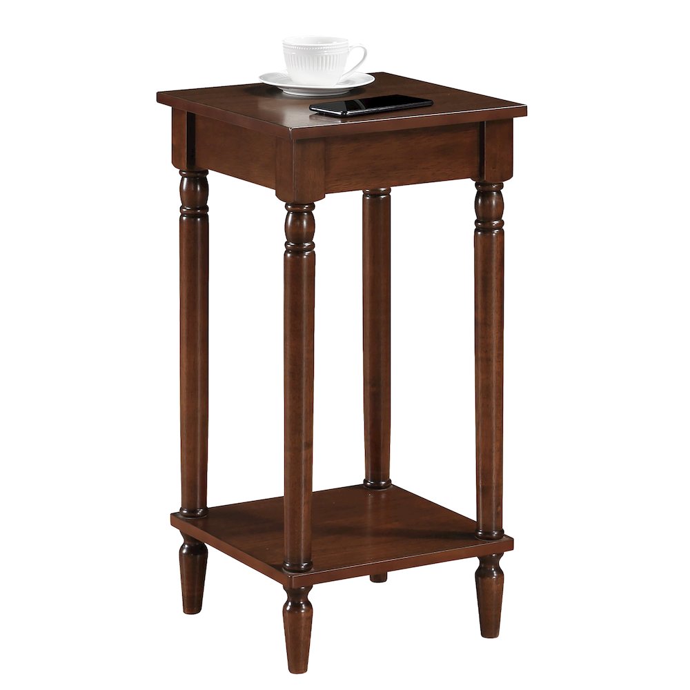 French Country Kim End Table with Shelf. Picture 3