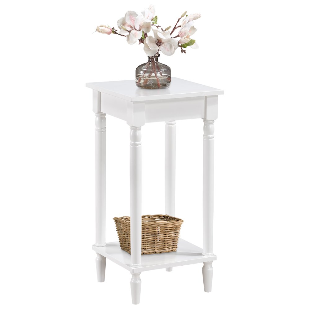 French Country Kim End Table with Shelf. Picture 3