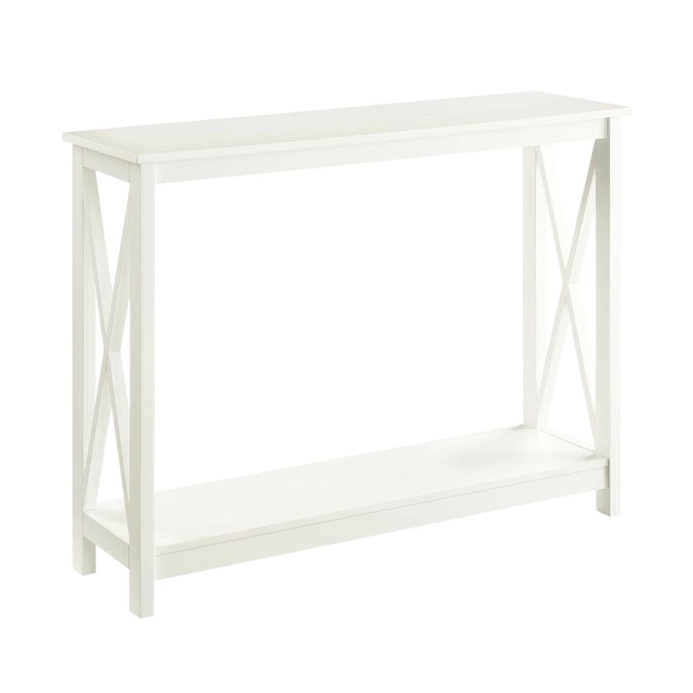Wooden Console Table with Shelving for Modern Living Room or Entryway. Picture 1