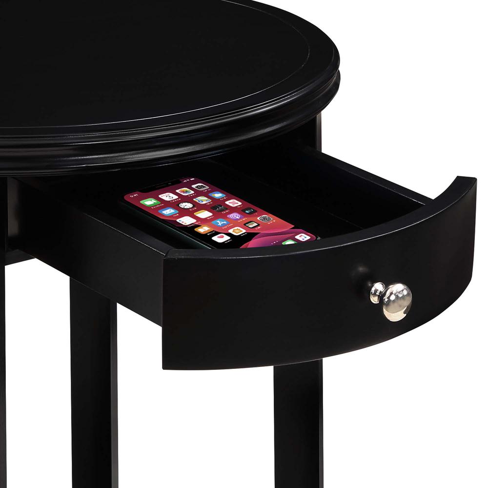 American Heritage Baldwin 1 Drawer End Table with Shelf. Picture 4