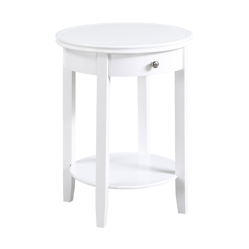 American Heritage Baldwin 1 Drawer End Table with Shelf. Picture 1