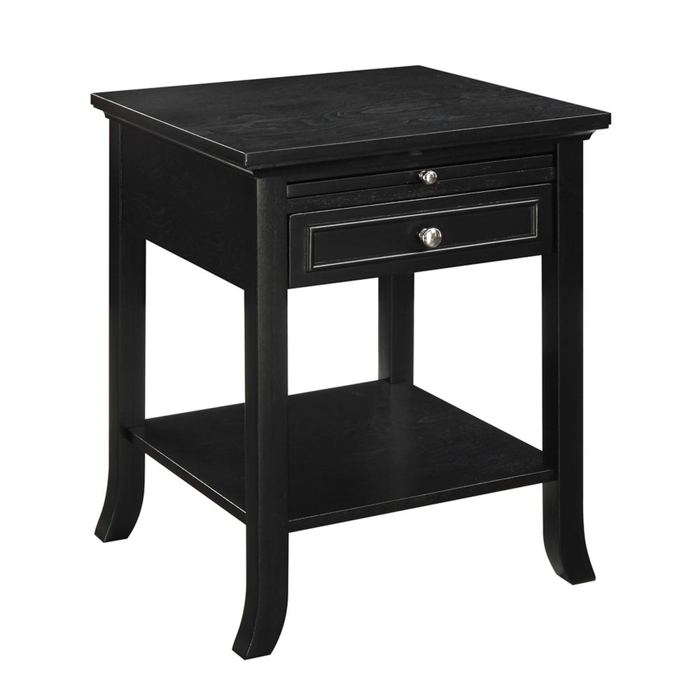 American Heritage Logan End Table with Drawer and Slide. Picture 1