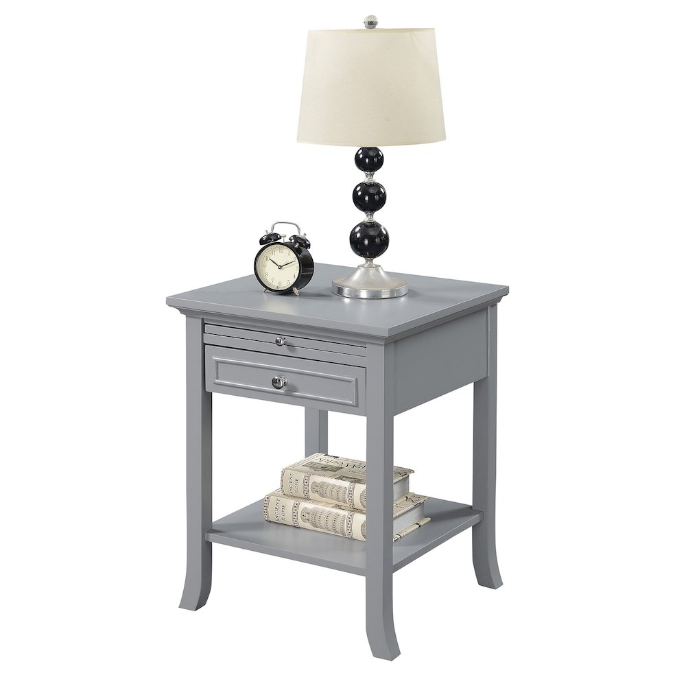 American Heritage Logan End Table with Drawer and Slide. Picture 3