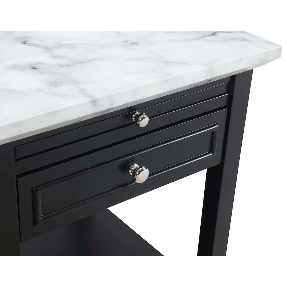 American Heritage Logan End Table with Drawer and Slide. Picture 4