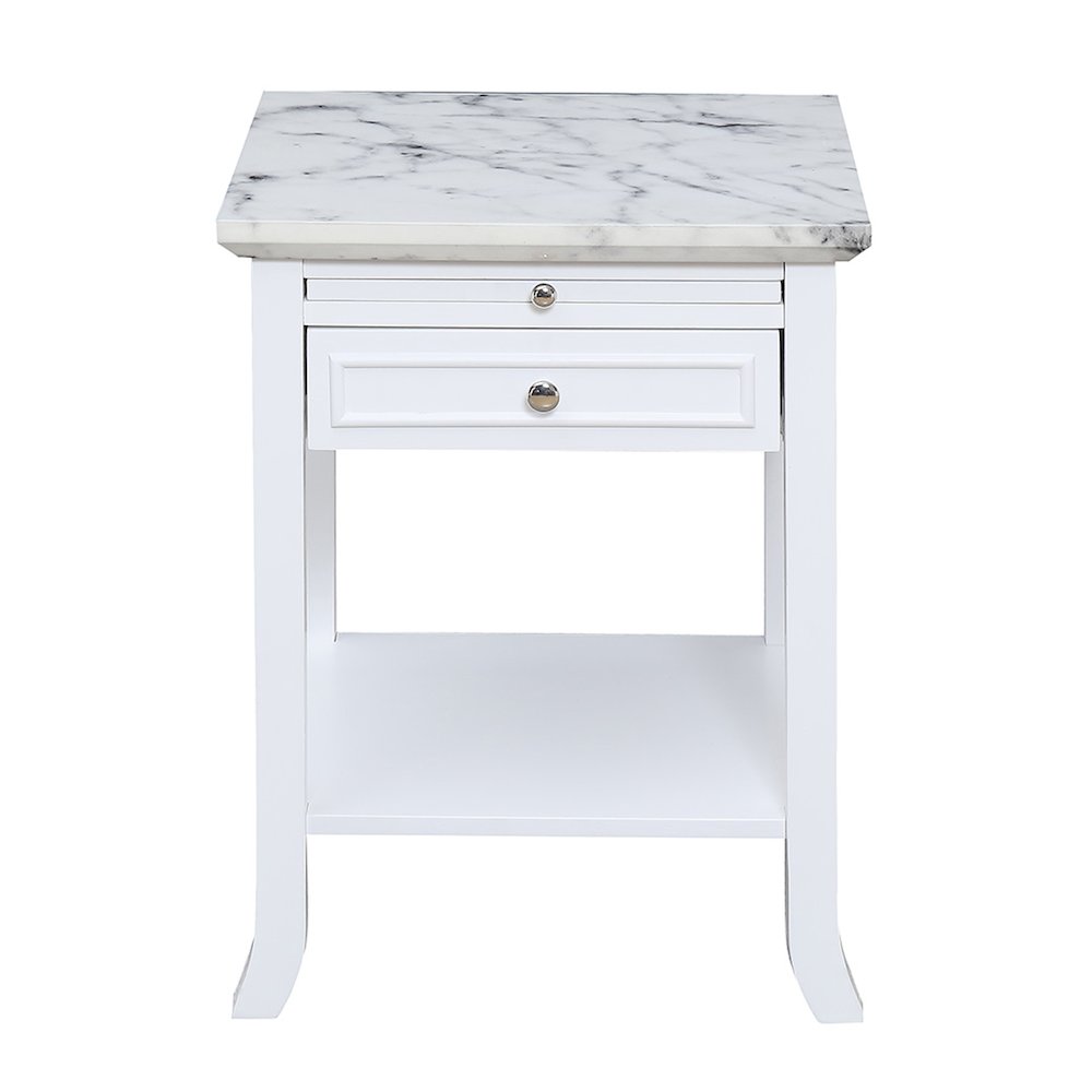 American Heritage Logan End Table with Drawer and Slide. Picture 4