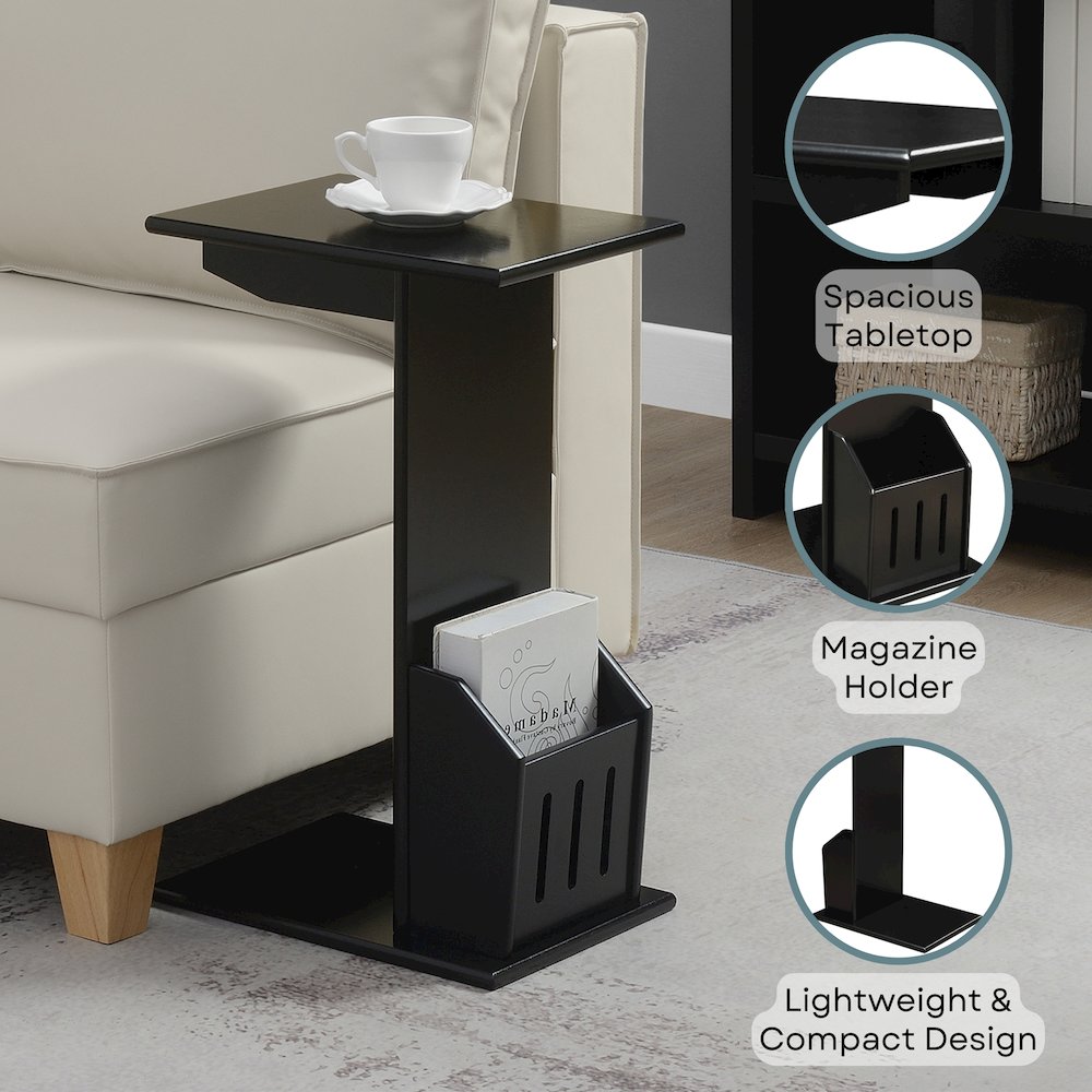 Designs2Go Abby C End Table with Magazine Holder. Picture 4