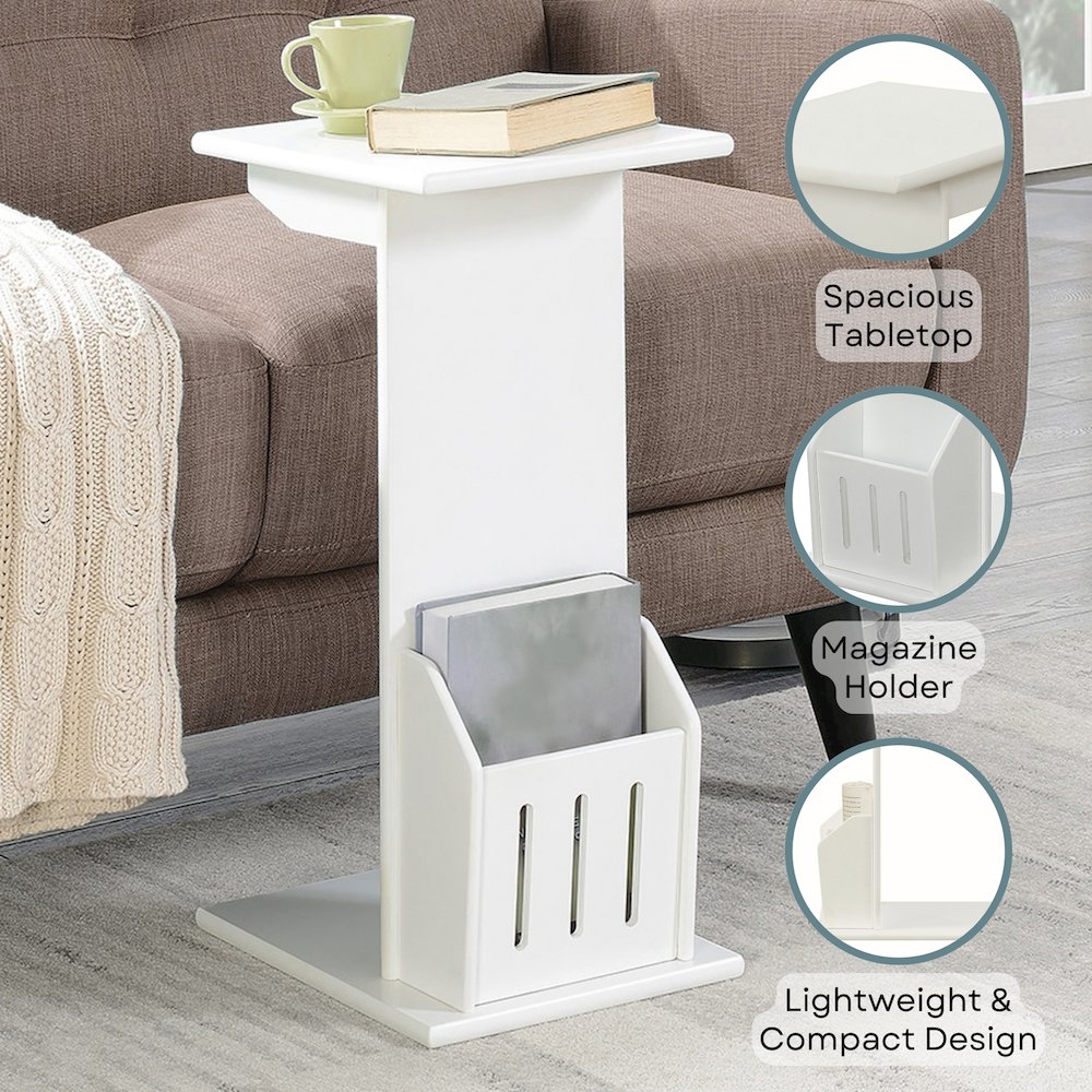 Designs2Go Abby C End Table with Magazine Holder. Picture 4