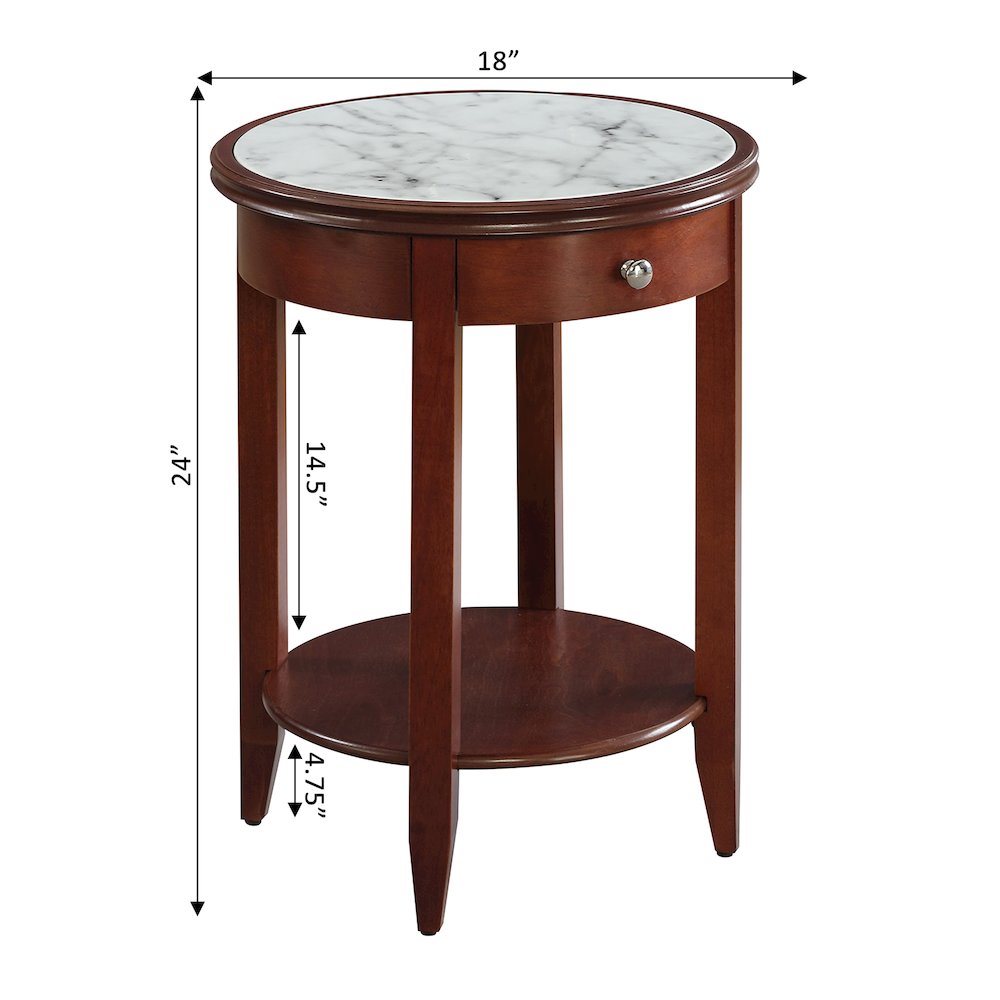 American Heritage Baldwin End Table with Drawer. Picture 4