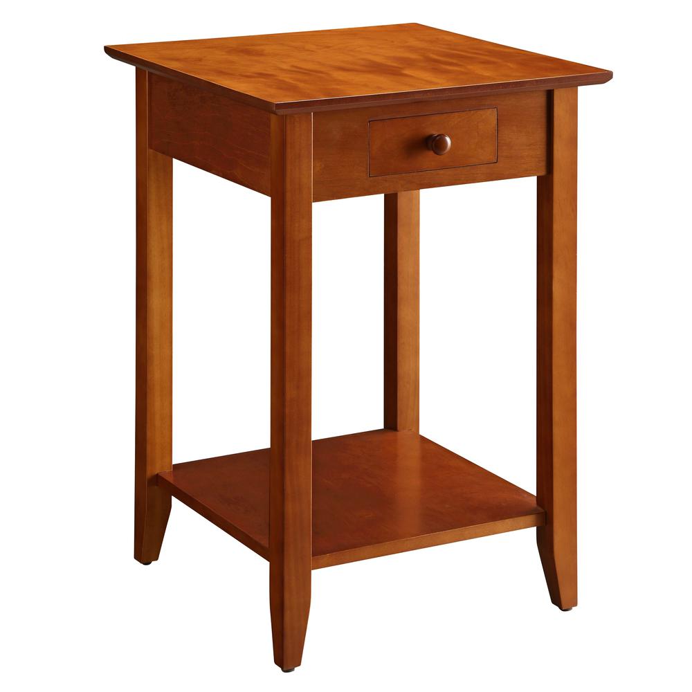 American Heritage End Table with Drawer and Shelf. Picture 2