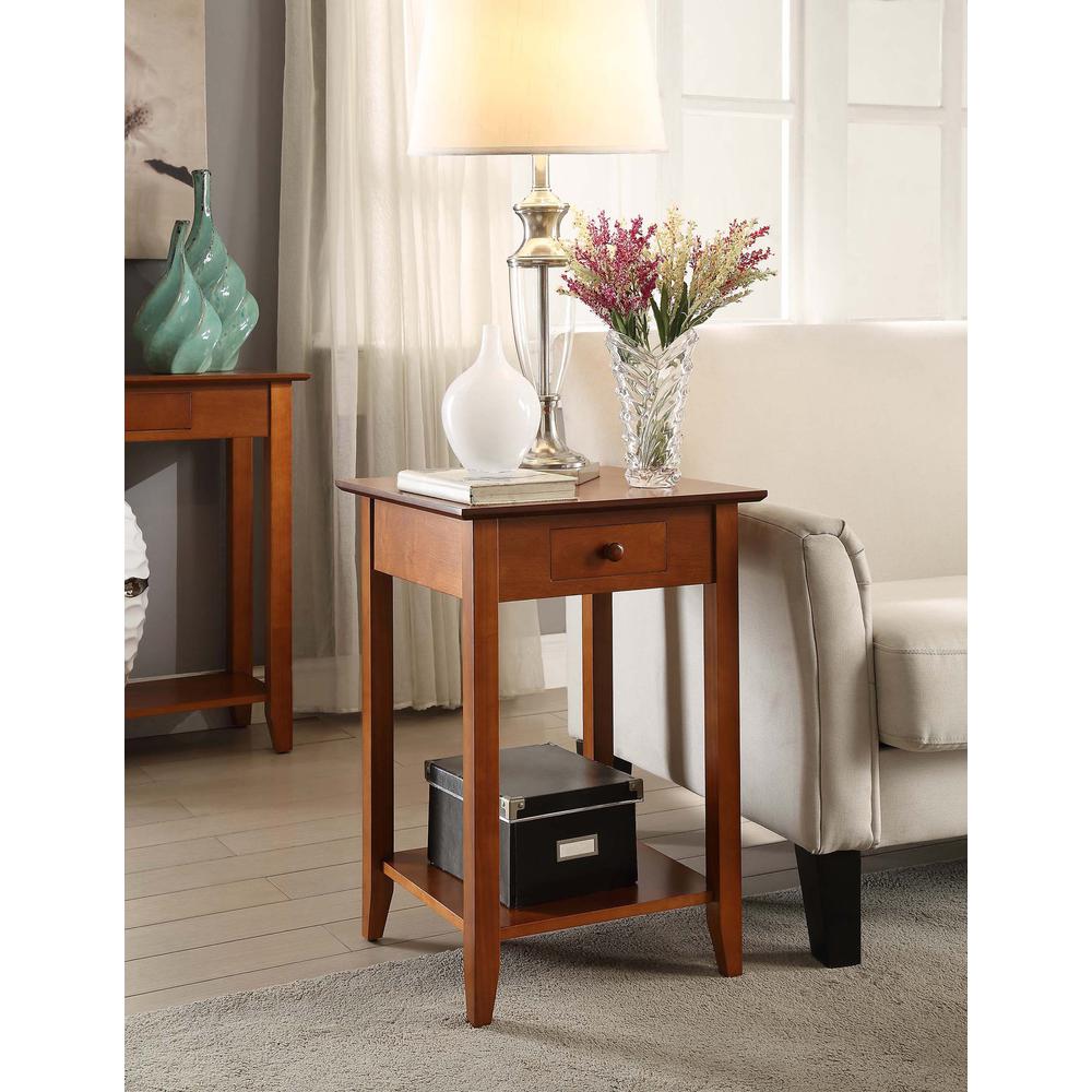 American Heritage End Table with Drawer and Shelf. Picture 3