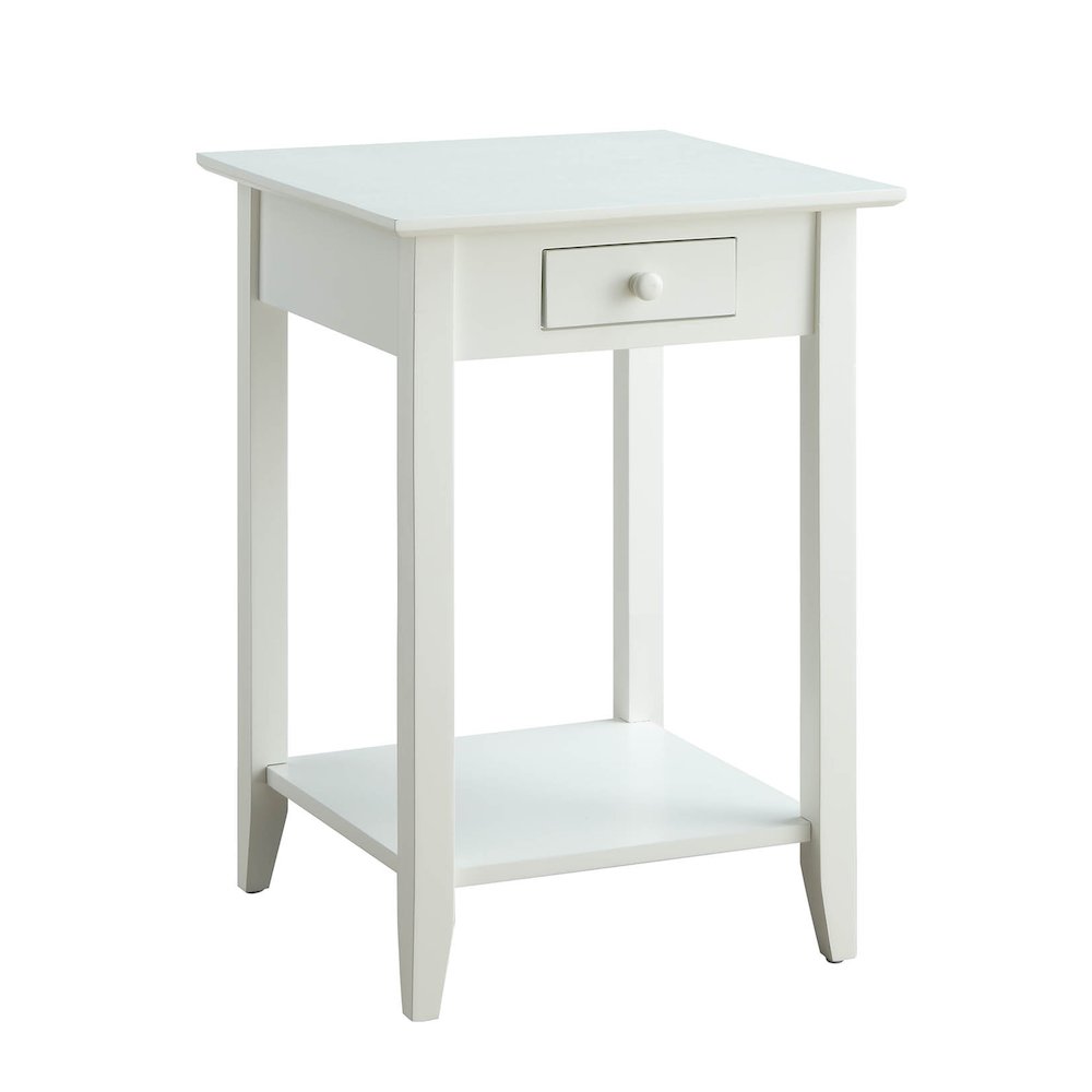 American Heritage End Table with Drawer and Shelf. Picture 1