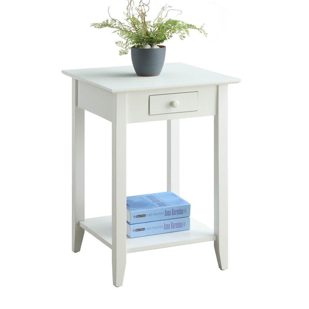 American Heritage End Table with Drawer and Shelf. Picture 3