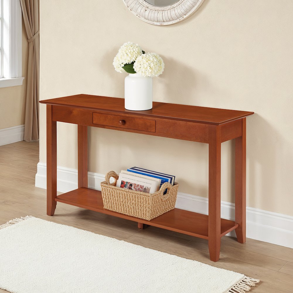American Heritage Console Table with Drawer. Picture 2