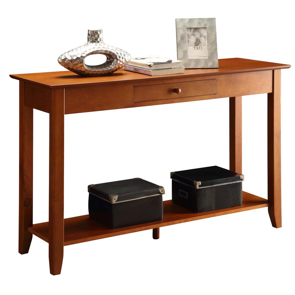 American Heritage Console Table with Drawer. Picture 1