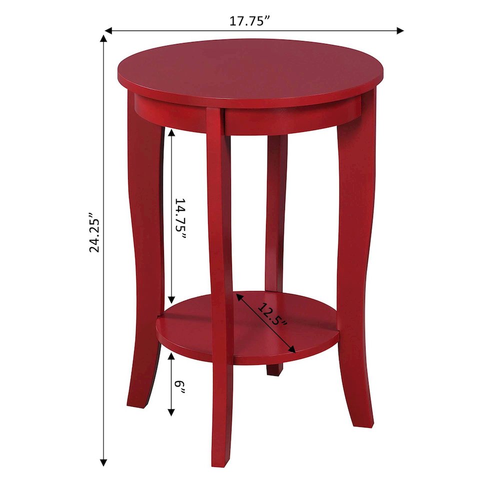 American Heritage Round End Table. Picture 4