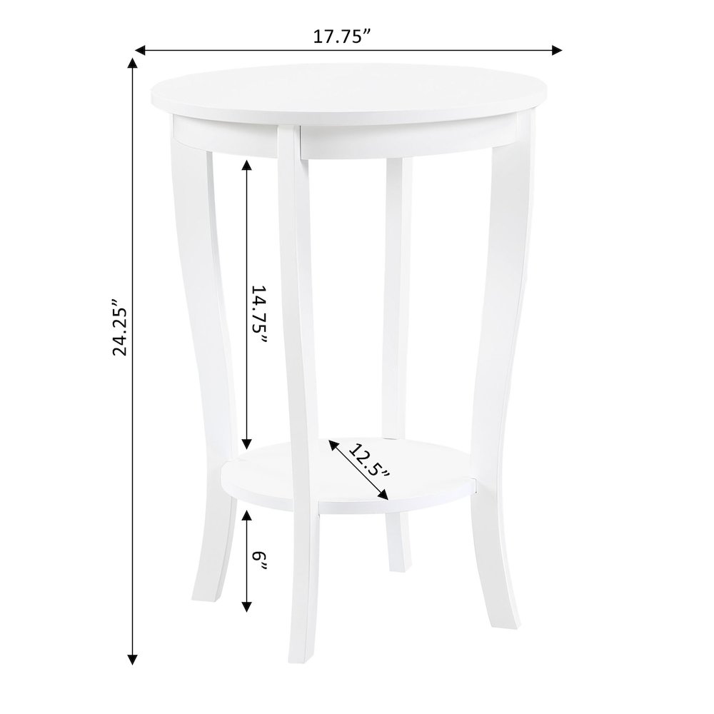 American Heritage Round End Table. Picture 3