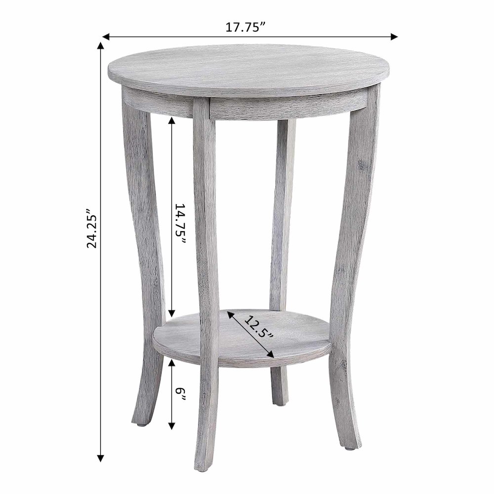 American Heritage Round End Table. Picture 5