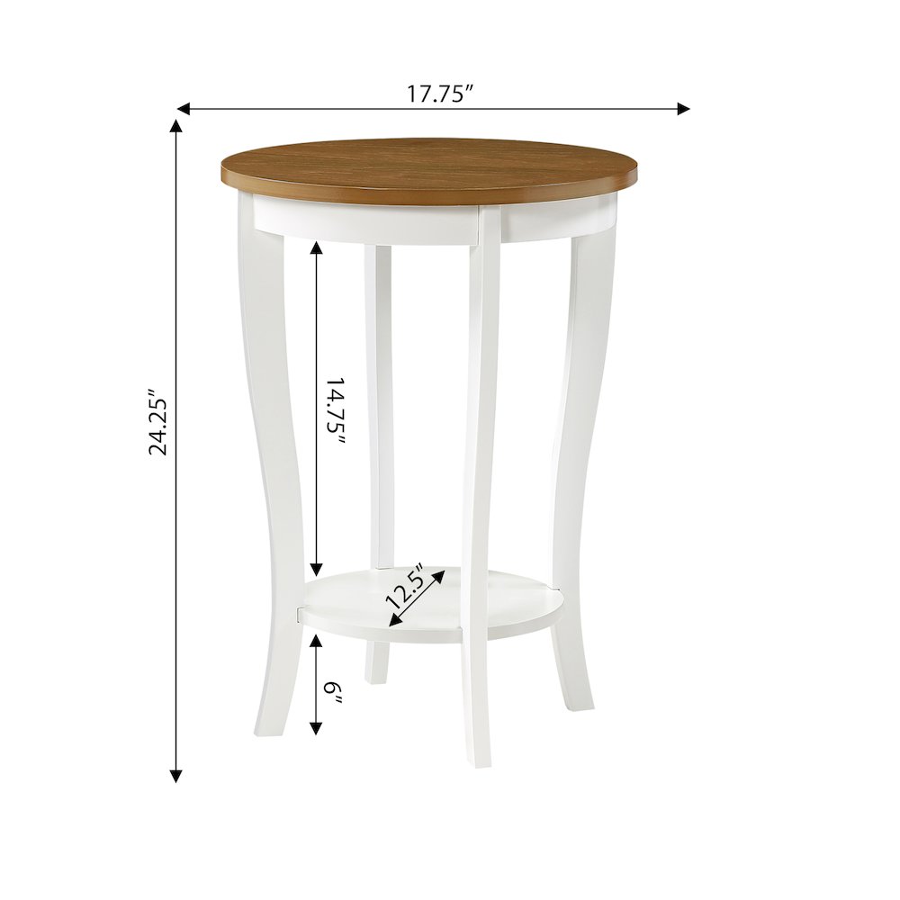 American Heritage Round End Table. Picture 5