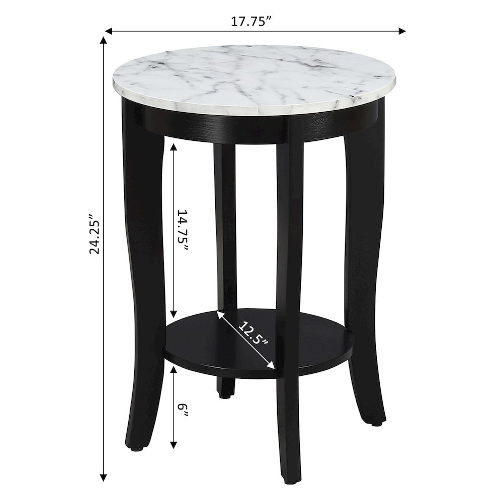 American Heritage Round End Table. Picture 4