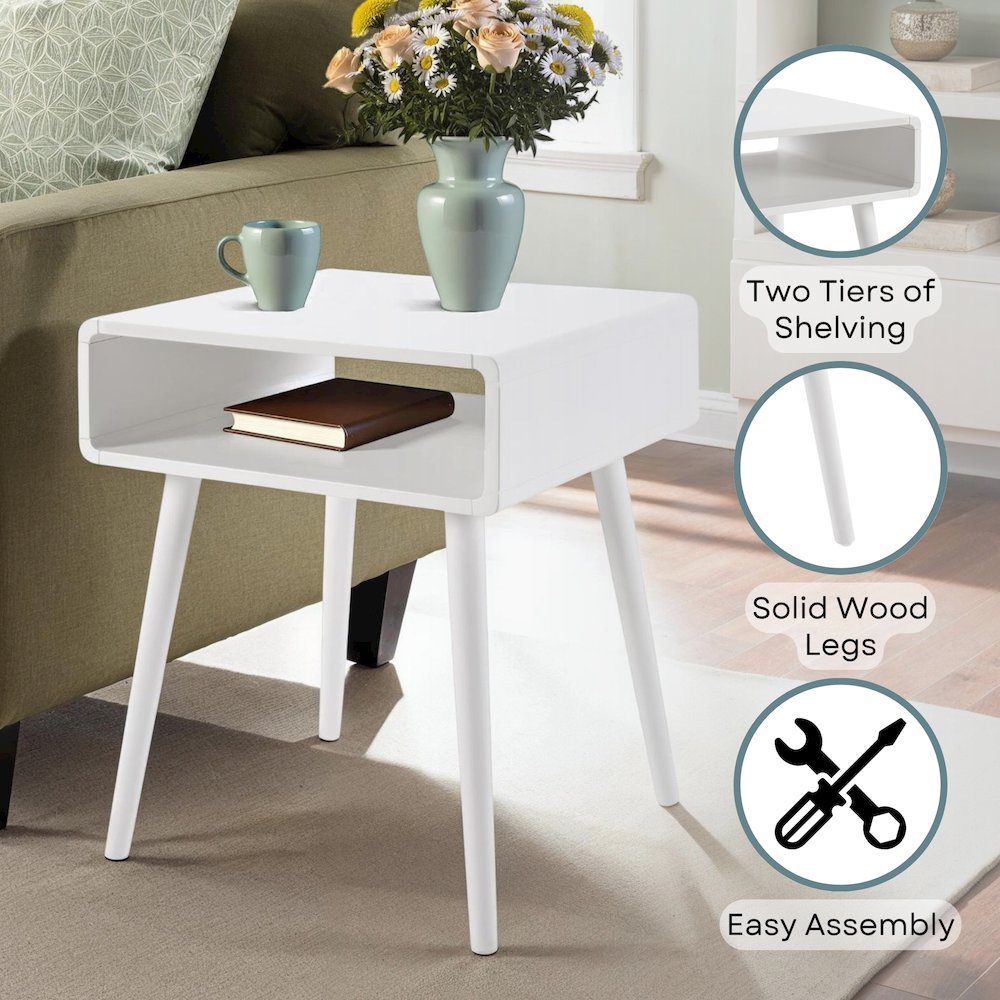 Napa End Table with Shelf. Picture 3