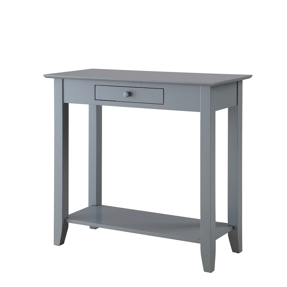 American Heritage Hall Table with Drawer and Shelf. Picture 1