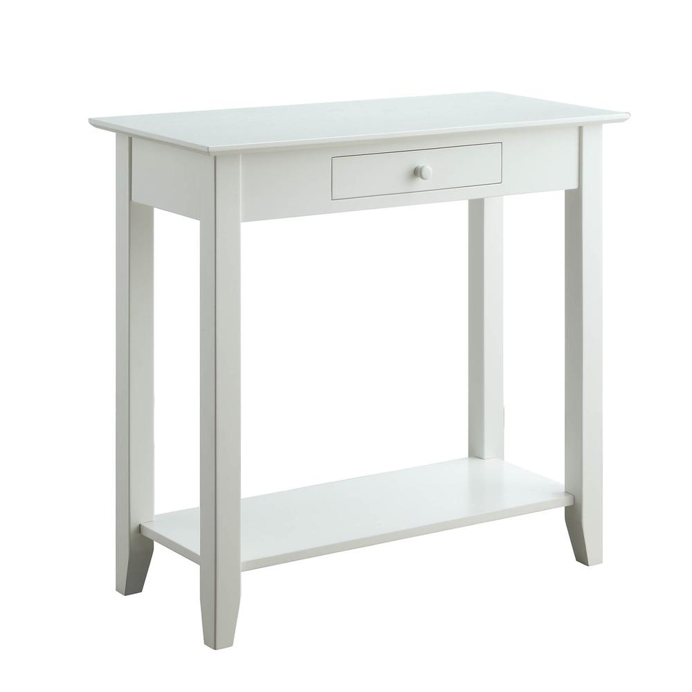 American Heritage Hall Table with Drawer and Shelf. Picture 2
