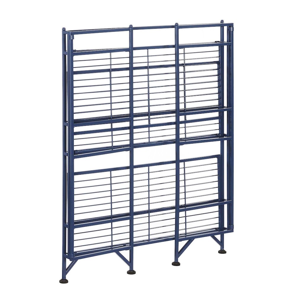 Xtra Storage 3 Tier Wide Folding Metal Shelf. Picture 4