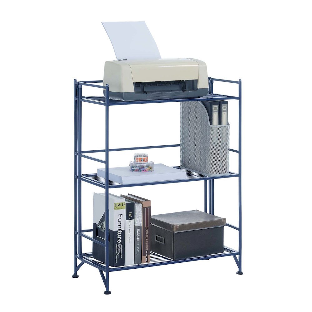 Xtra Storage 3 Tier Wide Folding Metal Shelf. Picture 3
