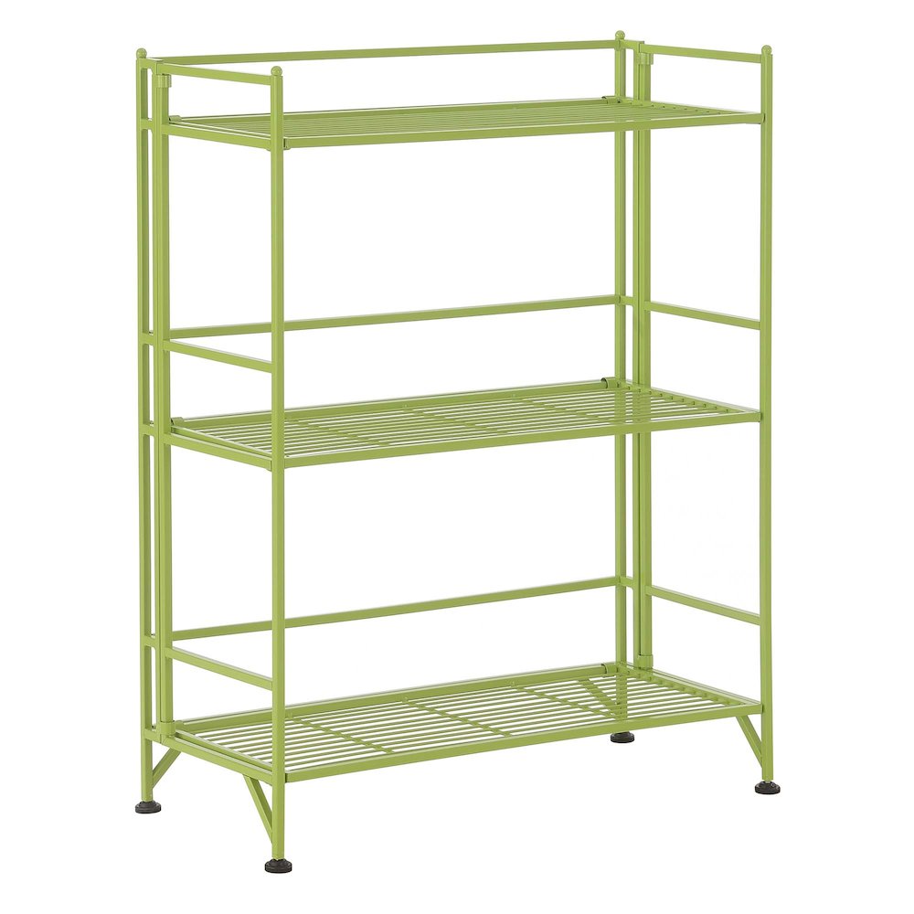 Xtra Storage 3 Tier Wide Folding Metal Shelf. Picture 1