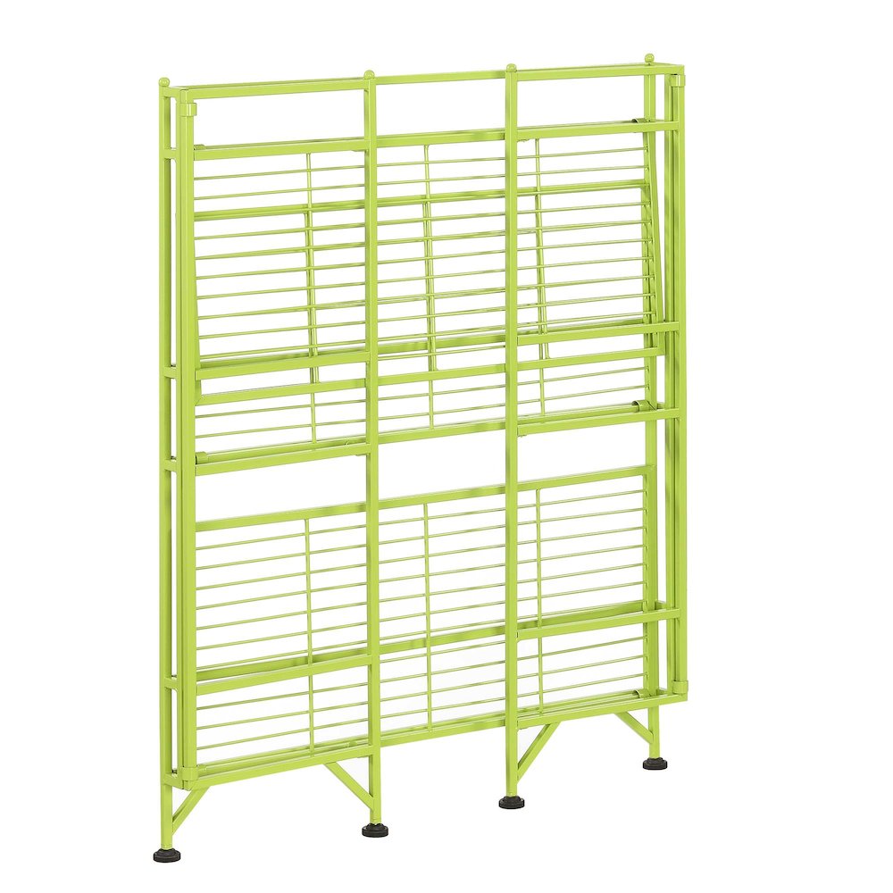 Xtra Storage 3 Tier Wide Folding Metal Shelf. Picture 4