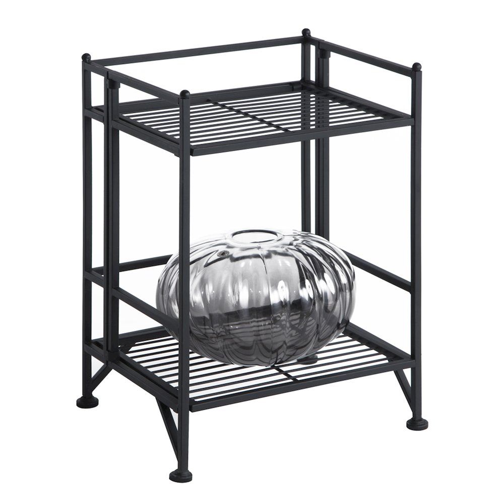 Xtra Storage 2 Tier Folding Metal Shelf. Picture 2