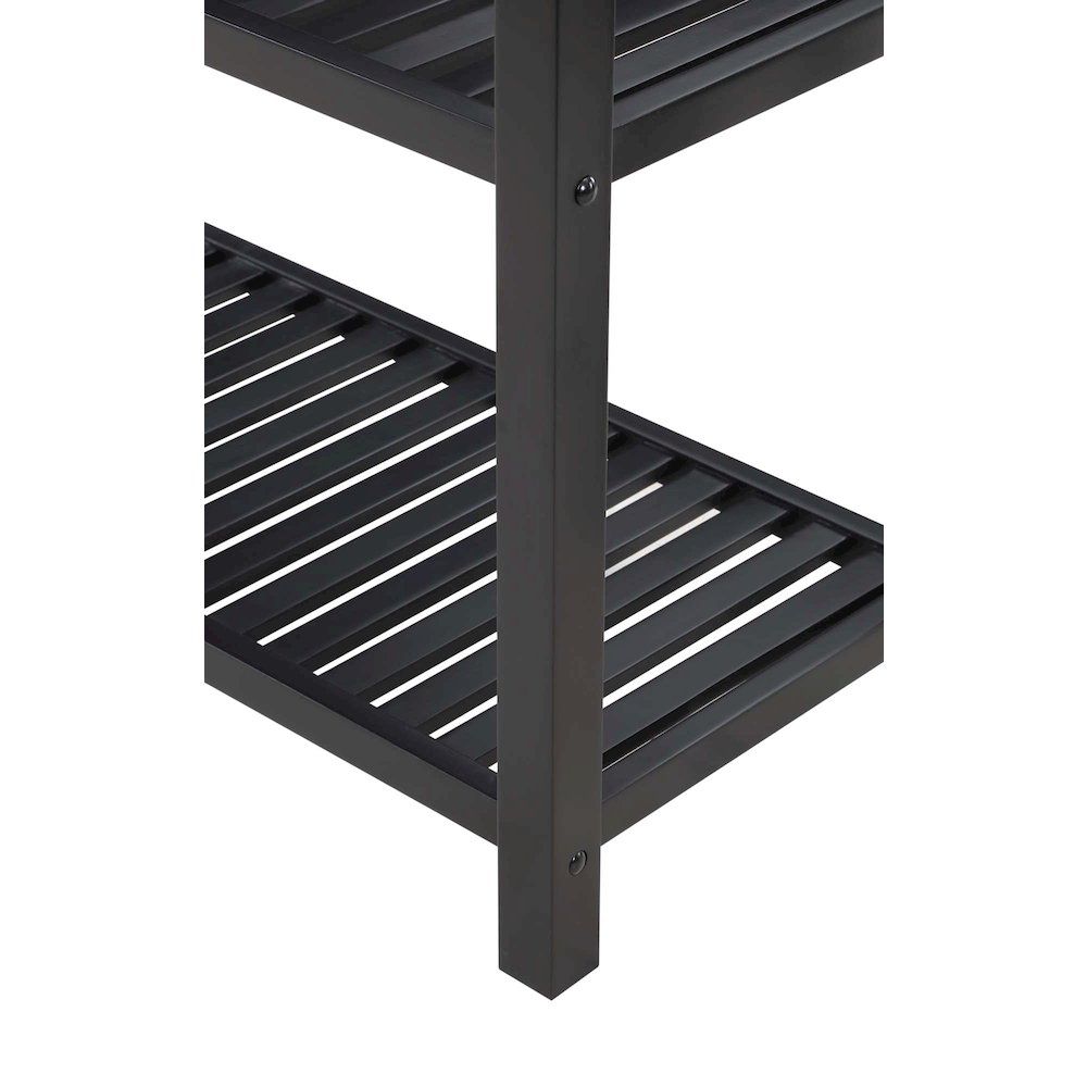 Designs2Go 3 Tier Butcher Block Kitchen Prep Island with Drawer. Picture 8
