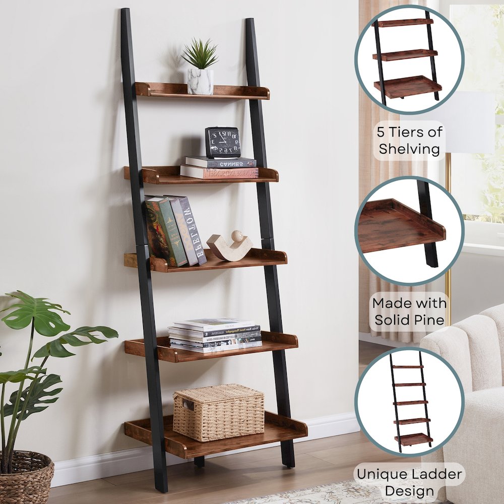 American Heritage Bookshelf Ladder. Picture 3