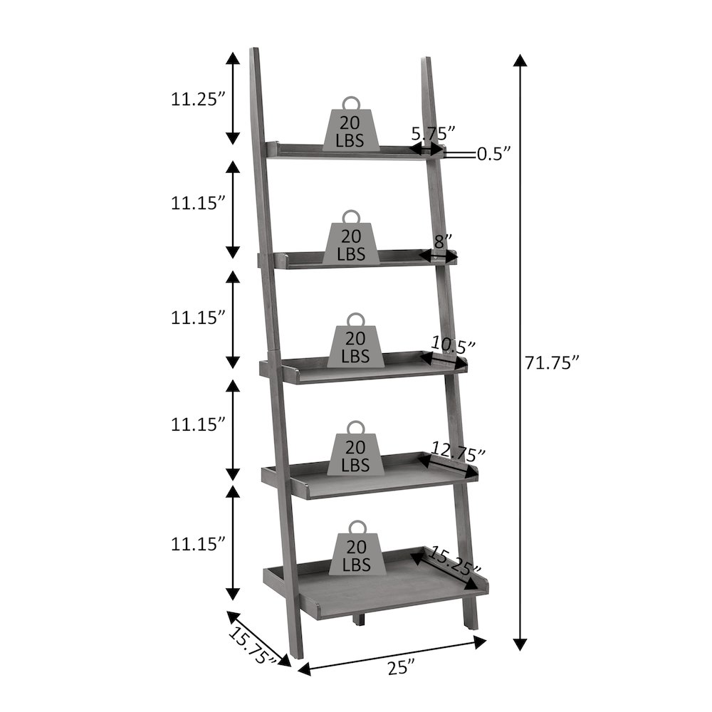 American Heritage Bookshelf Ladder. Picture 4