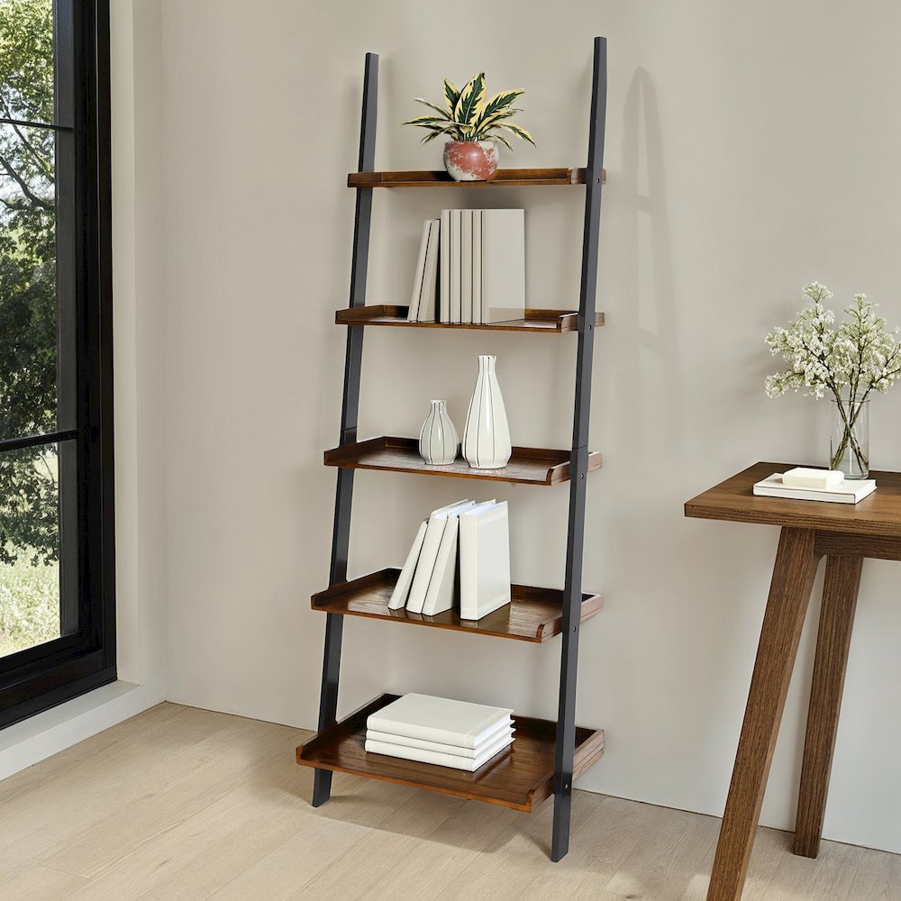 French Country Bookshelf Ladder. Picture 2