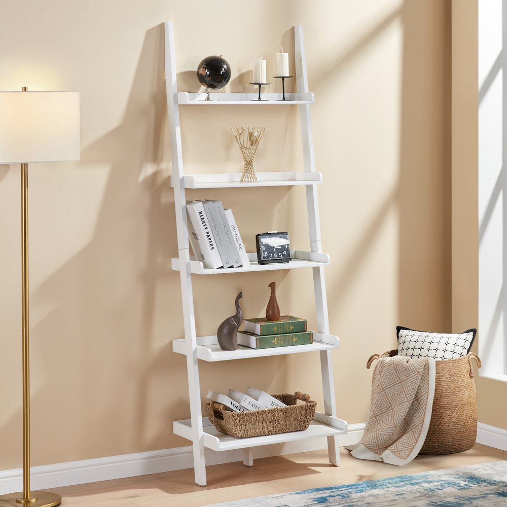 French Country Bookshelf Ladder. Picture 2