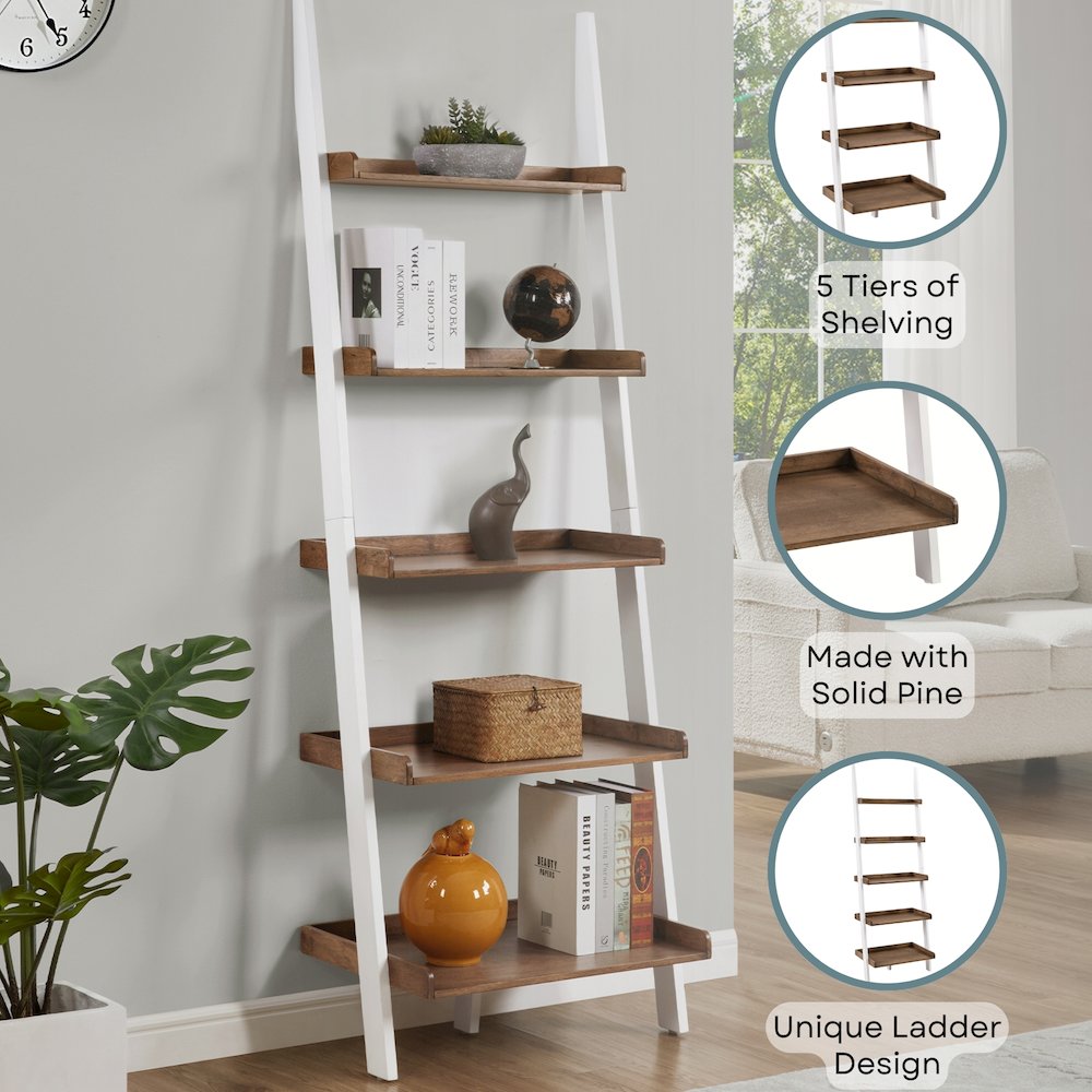 American Heritage Bookshelf Ladder. Picture 3