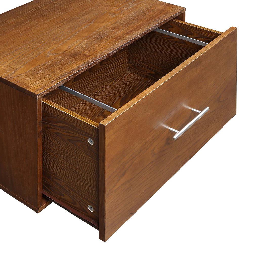 American Heritage Ladder Bookcase with File Drawer. Picture 9