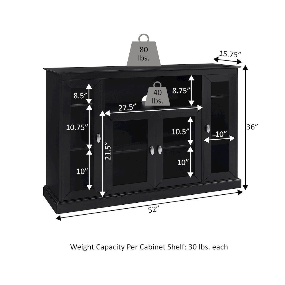 Summit Highboy TV Stand. Picture 8