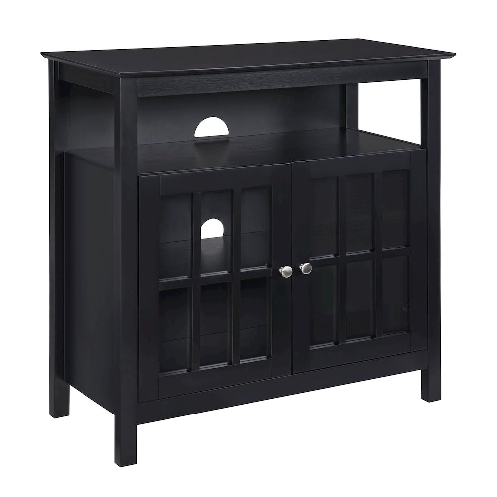 Big Sur Highboy TV Stand with Storage Cabinets for TVs up to 40 Inches. Picture 1