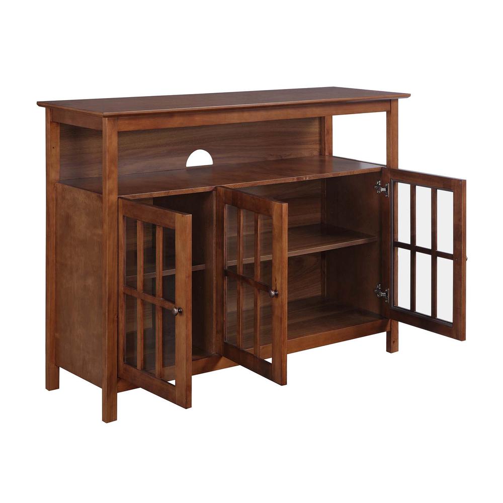 Stylish TV Stand with Storage Cabinets and Shelf for TVs up to 55 Inches. Picture 2