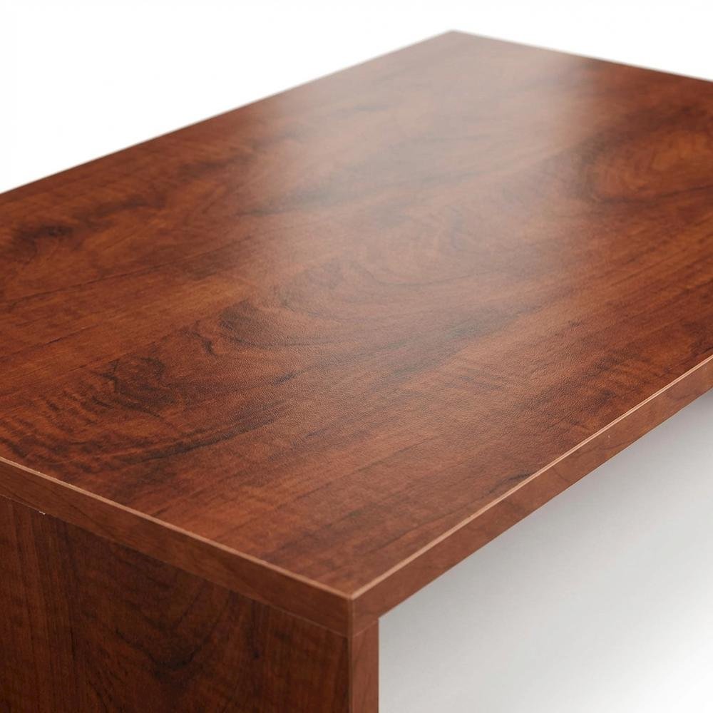 Cherry TV/Monitor Riser for Small Screens up to 26 Inches with Melamine Veneer. Picture 5