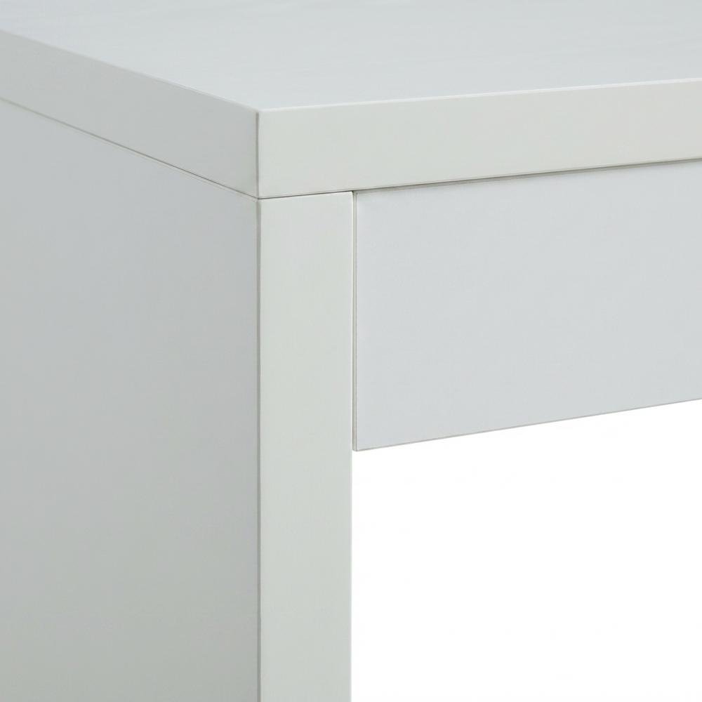 Entryway Console Desk, White, 48 Inch, Versatile, Hall Table. Picture 6