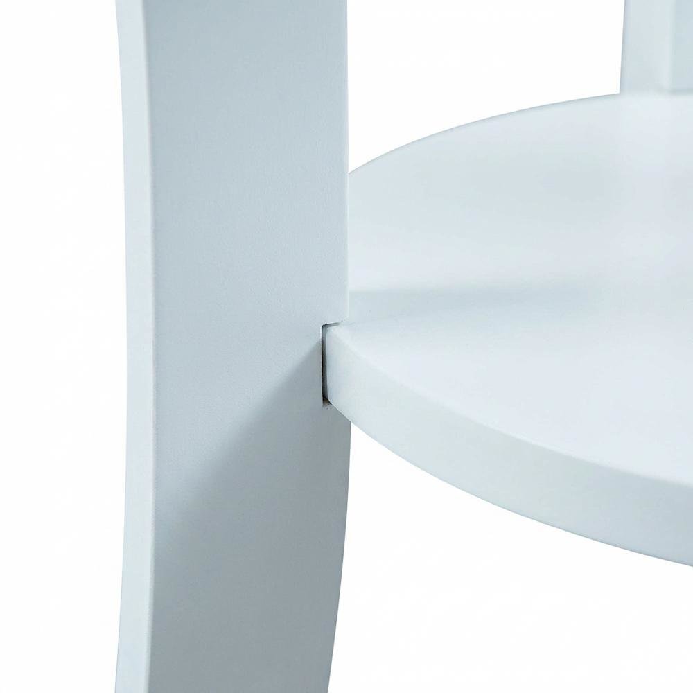 Round End Table with Smooth Surface and Compact Design. Picture 5