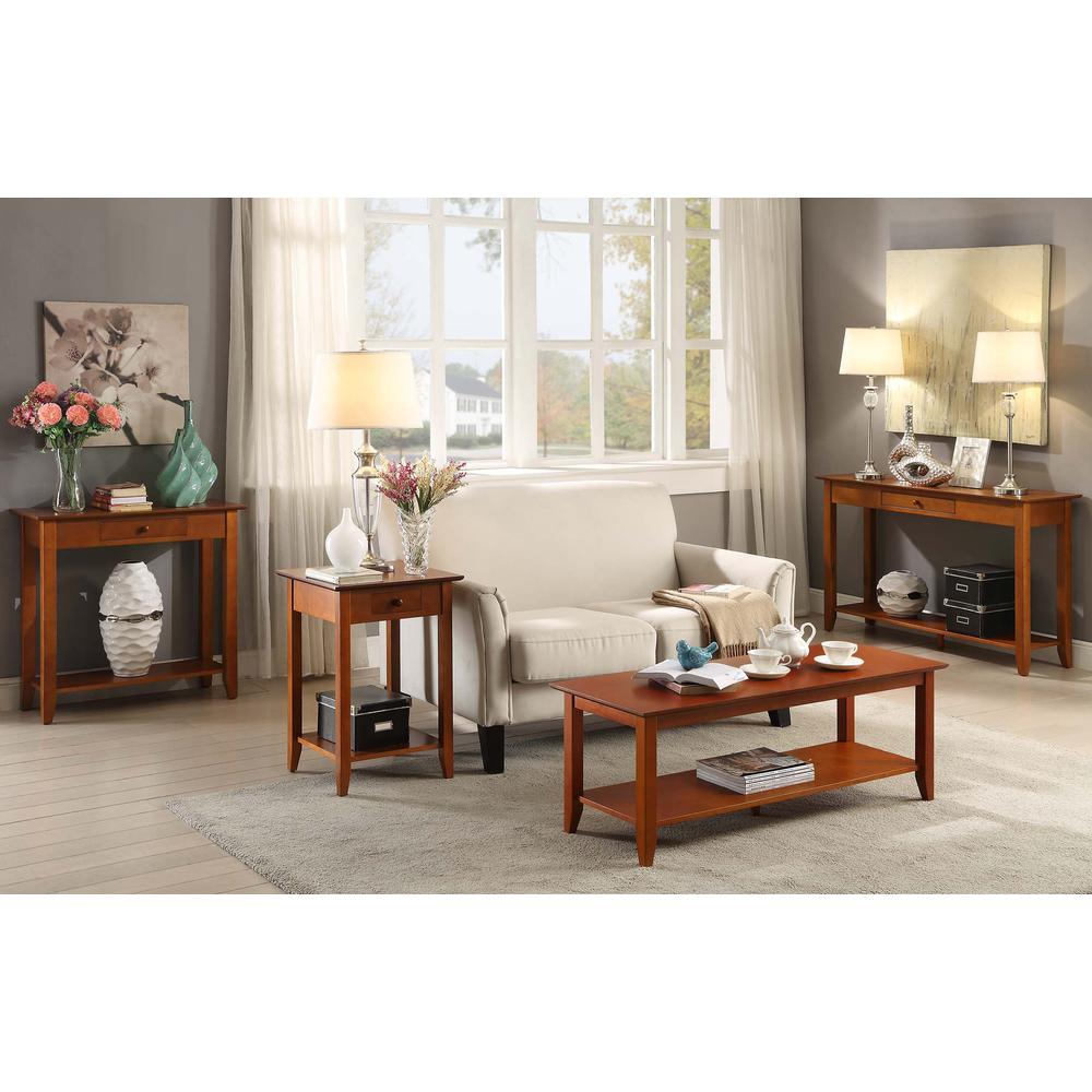 American Heritage End Table with Drawer and Shelf. Picture 4