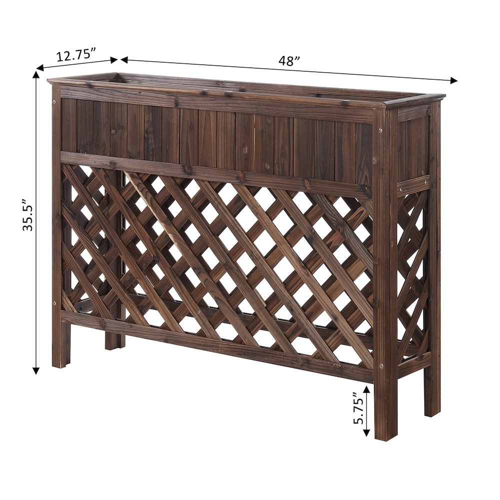 Planters & Potts Large Raised Patio Planter. Picture 3