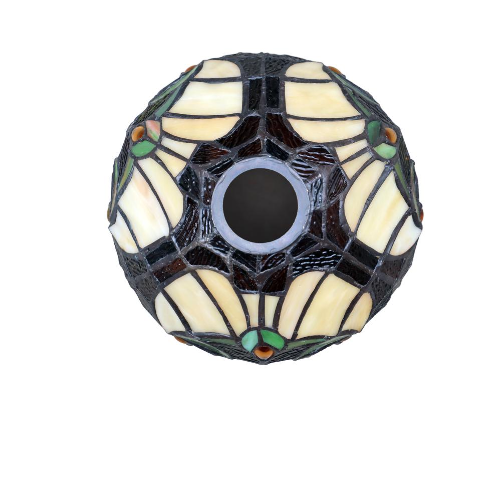 1-Light Antique Dark Bronze Finish Ceiling Mini Pendant 8" Shade. Picture 2