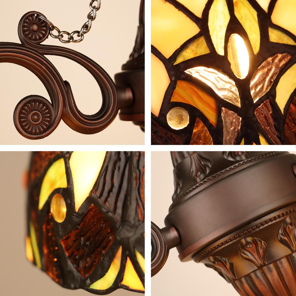 Liaison Victorian-Style 3-Light Antique Dark Bronze Finish Mini Chandelier. Picture 6