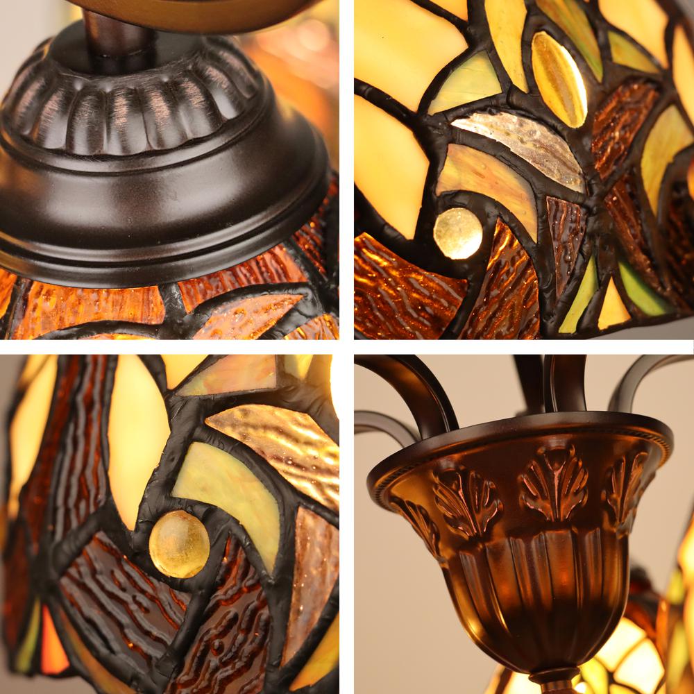 Victorian-Style 5-Light Antique Dark Bronze Finish Large Chandelier 25" Wide. Picture 6